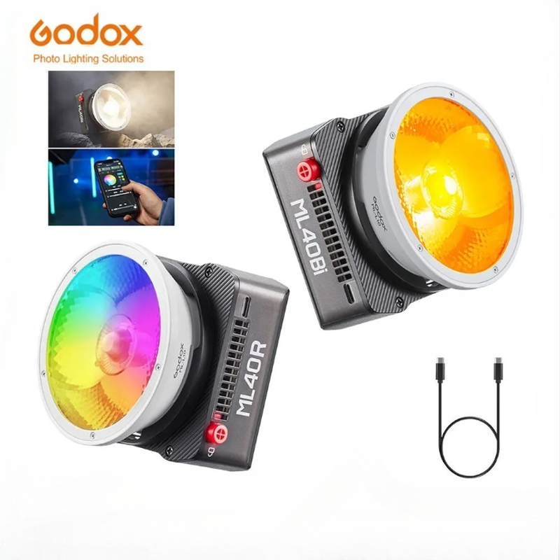 Photography Lighting Placement - Godox ML40R 40W 포켓 LED 비디오