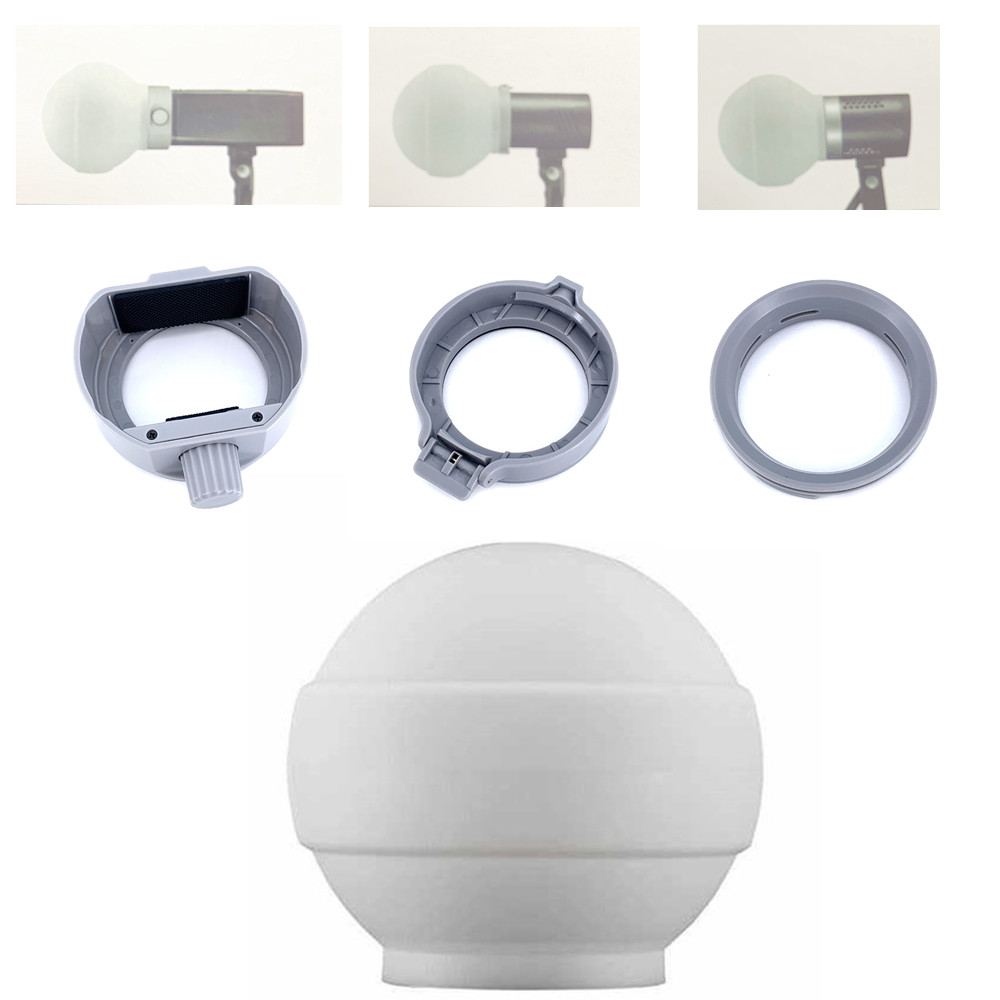 Photography Lighting Diffuser - ML-CD15 실리콘 디퓨저 바운스 돔 플래시(어댑터