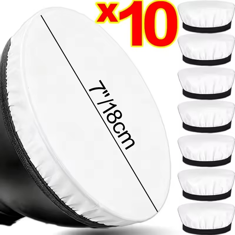 Photography Lighting Diffuser - 1/3/5/10Pcs 7인치 사진 조명 소프트 디퓨저