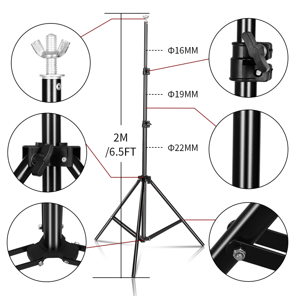 배경 스탠드 사진 배경 지원 스튜디오 라이트 삼각대 사 - Photography Lighting Weight Bags 리뷰 및 가격