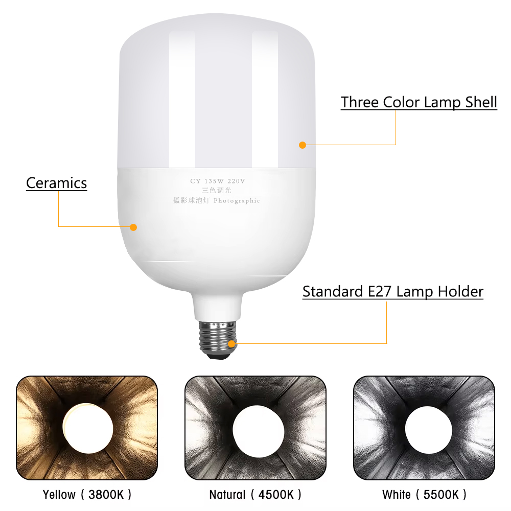 사진 촬영용 소프트박스 스튜디오 조명 키트 5500K  - Photography Lighting Composition 리뷰 및 가격