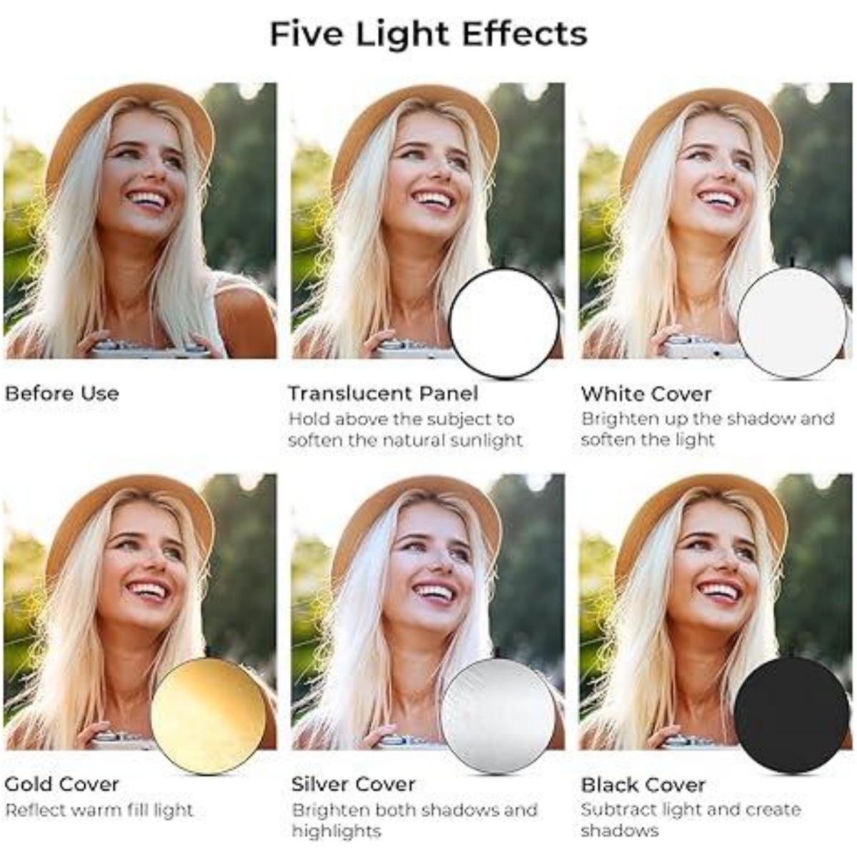 HUANYINGBJB 휴대용 5 in 1 사진 반사판  - Photography Lighting Diffuser 리뷰 및 가격