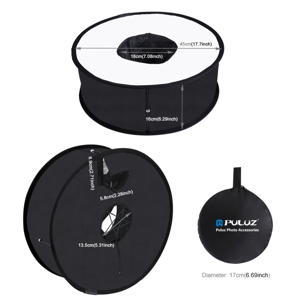 45cm 링 소프트박스 스피드라이트 원형 플래시 라이트 - Photography Lighting Diffuser 리뷰 및 가격