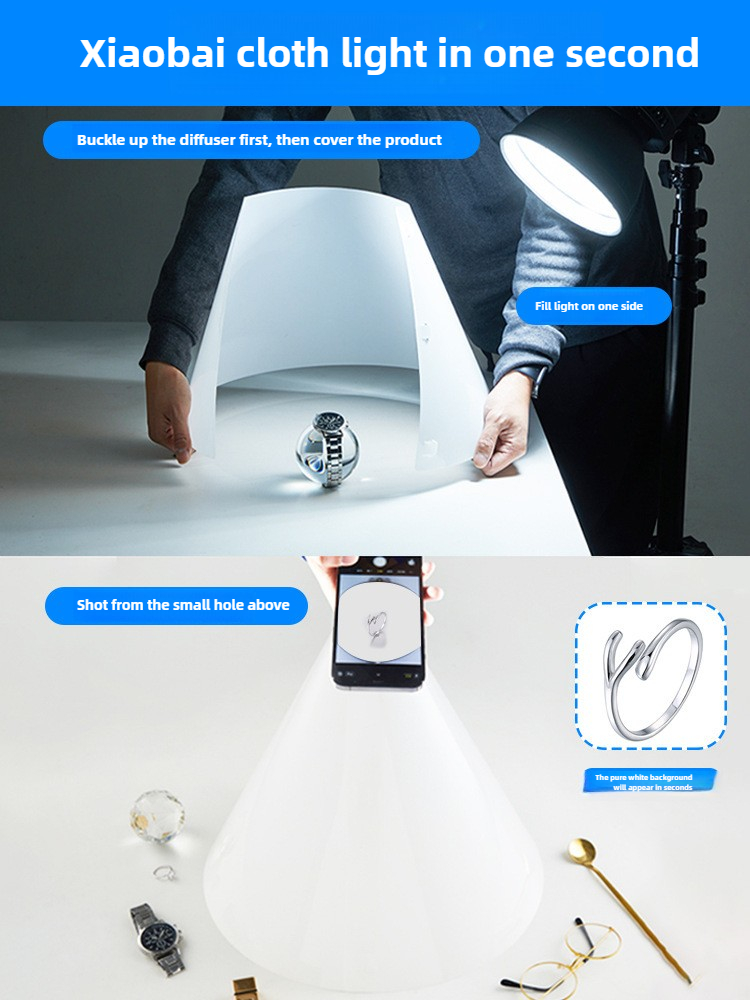 라이트 콘 포토 플래시 디퓨저 - 제품 디퓨전 촬영용  - Photography Lighting Diffuser 리뷰 및 가격