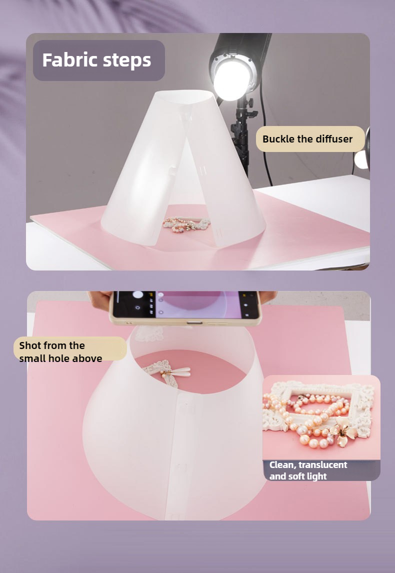 라이트 콘 포토 플래시 디퓨저 - 제품 디퓨전 촬영용  - Photography Lighting Diffuser 리뷰 및 가격