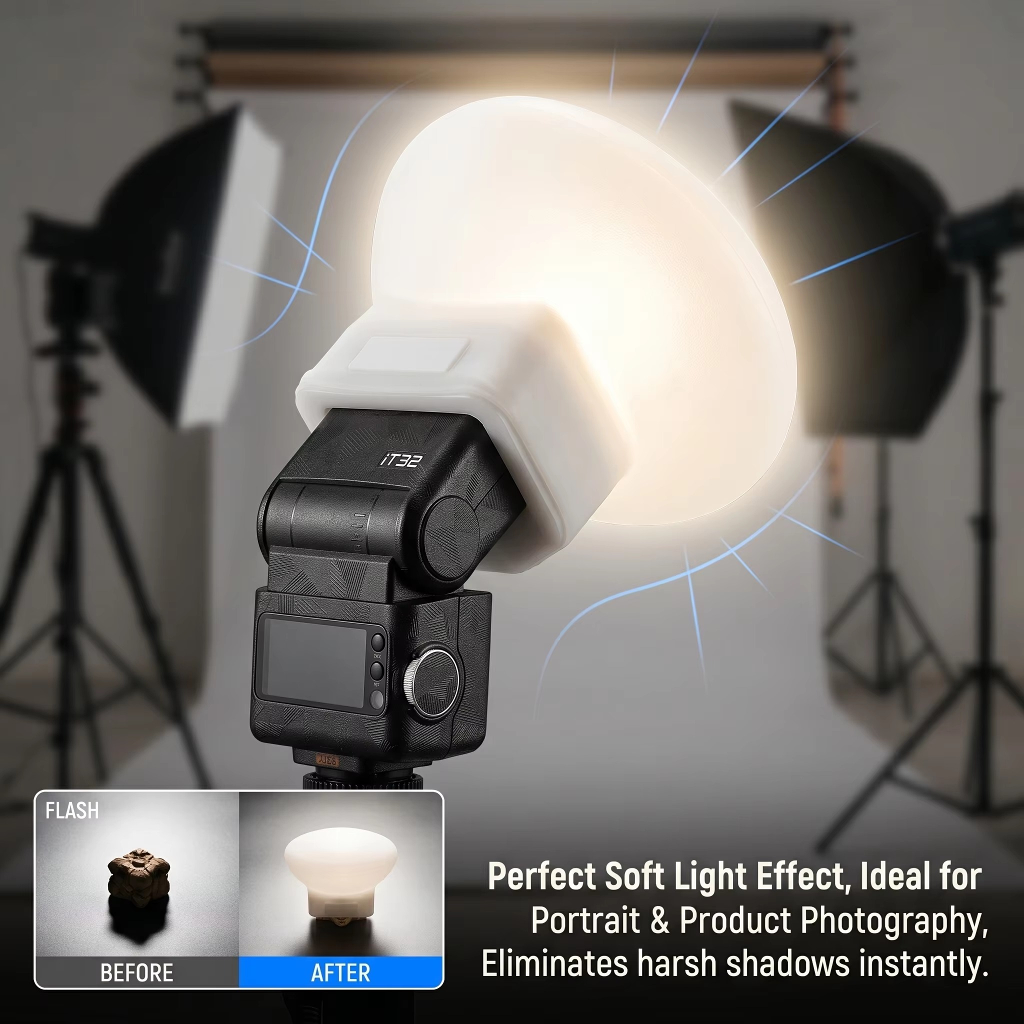 Godox IT32 소프트 라이트와 호환되는 실리콘 플 - Photography Lighting Diffuser 리뷰 및 가격